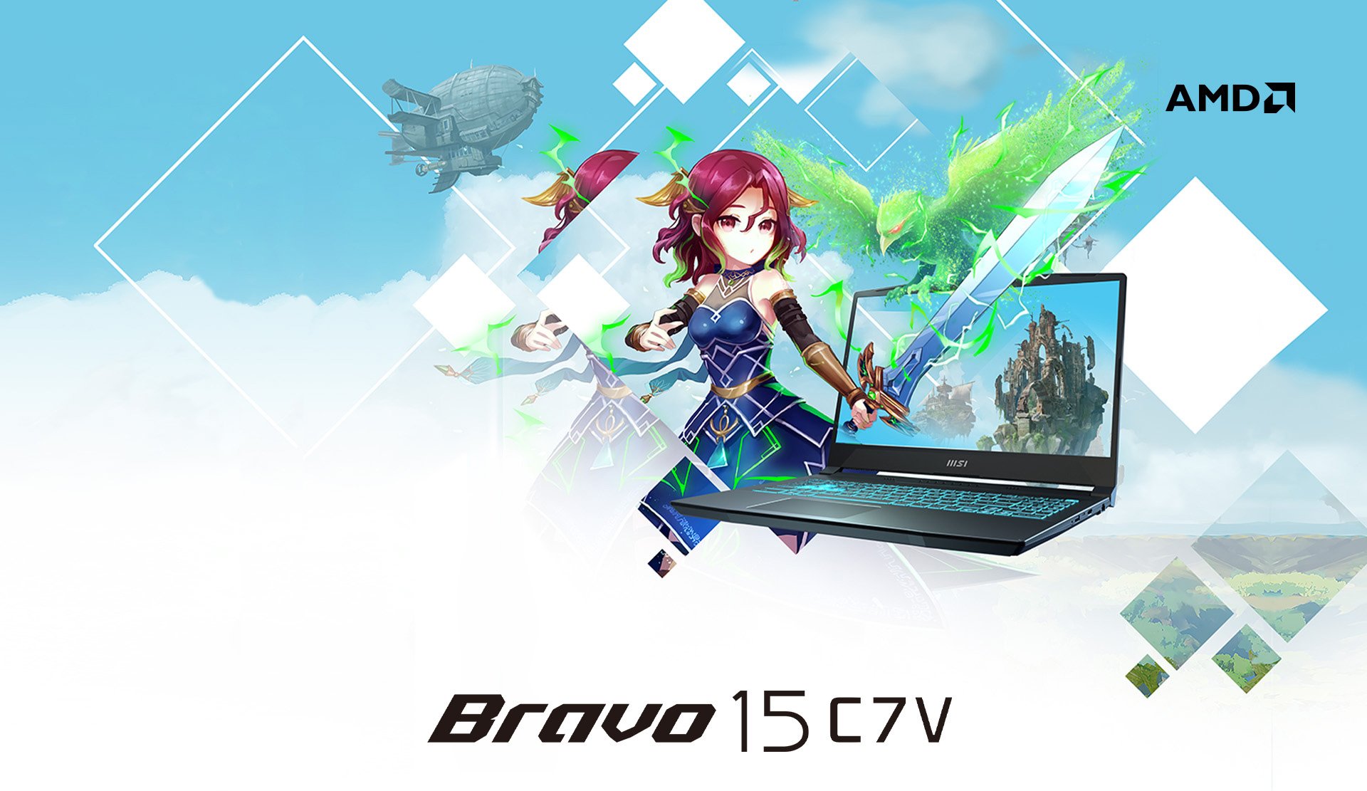 MSI Bravo 15 C7V Gaming Laptop